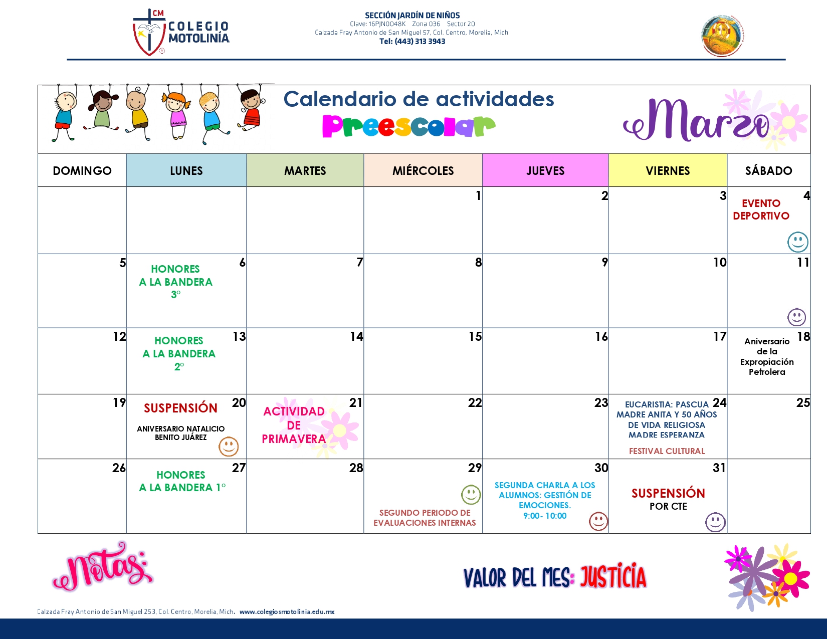 Marzo Preescolar 